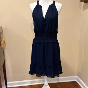 Parker Navy Blue Mini Dress